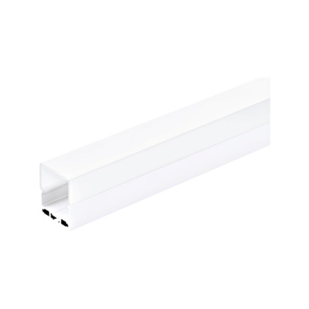 LED-Stripe Profile surface with opal Cover white 1000mm