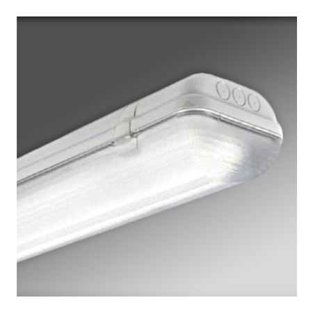 Linda Basic LED 2x23W, 4000K, 6821lm, IP65, gri, L=1570mm