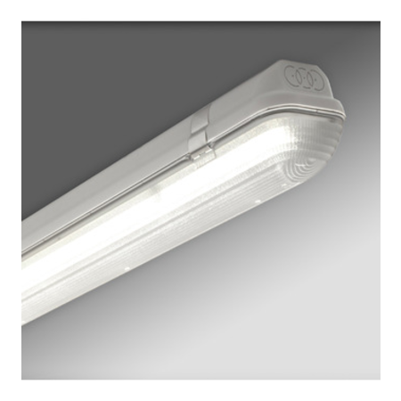 Linda LED 1x24W NOT 1h, 4000K, 3802lm, IP65, gri, l=1270mm