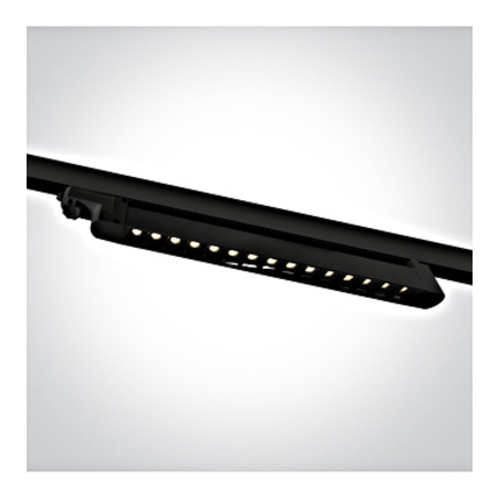 Linear Track 2 LED 15X1W 1200lm 3000K 30° 230V IP20 negru