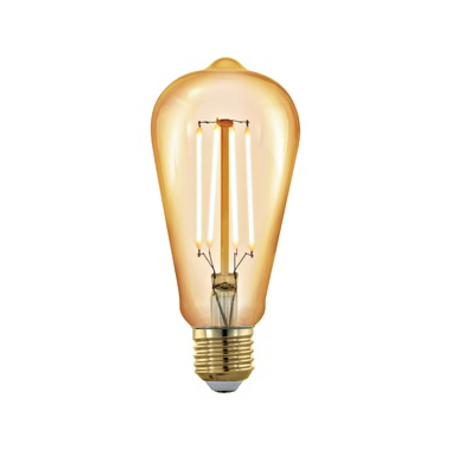 LM-E27-LED ST64 4W amber 1700K (1 pcs)