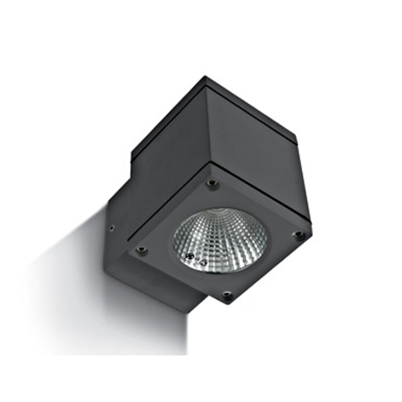 Mario-WL-Q LED 6W 3000K 440lm, IP54,antracit