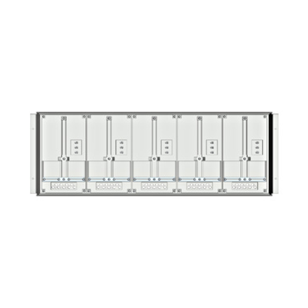 Meter box insert 1-row, 5 meter boards / 8 modul heights