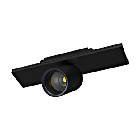 Module 1flg. spotlight 9w 3000k black anodized l-285mm