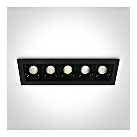 Nate LED 5x160lm 3000K 30° 700mA Dim IP20 negru