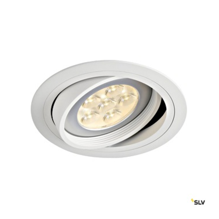 NEW TRIA, ES111 downlight, rotund, mat alb