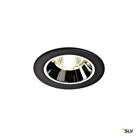 NUMINOS S DL 8,6W 750lm 4000K 20° 250mA LED negru/crom