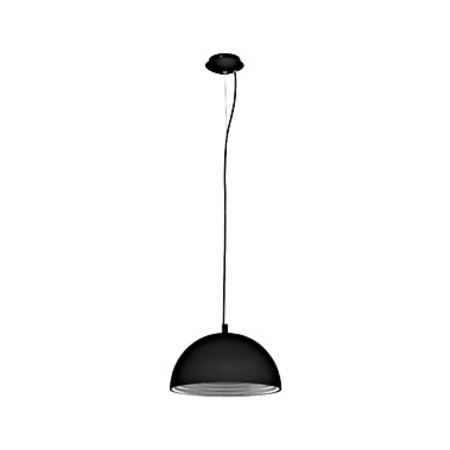 Panderas Pendant luminaire Ø350 60W black/silver IP20