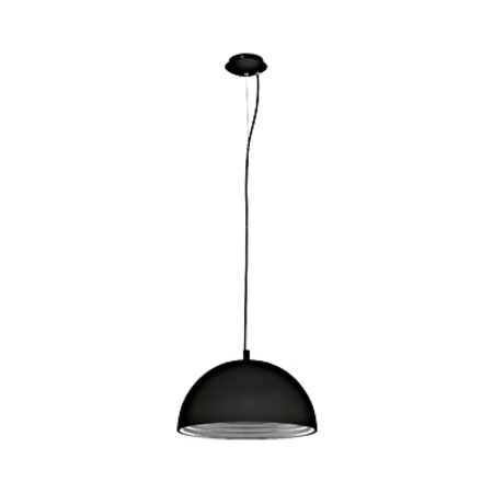 Panderas Pendant luminaire Ø400 60W black/silver IP20