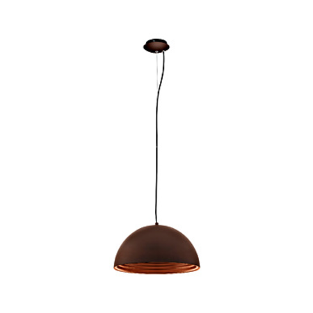 Panderas Pendant luminaire Ø400 60W schokobr./copperIP20