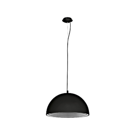 Panderas Pendant luminaire Ø500 60W black/silver IP20