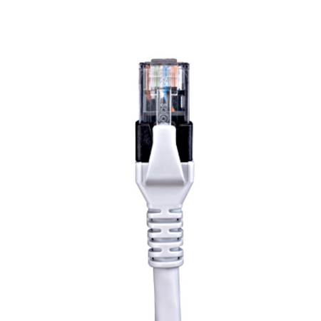 Patchcablu neecranat C6a RJ45U 10 GB, LS0H, gri, 10m