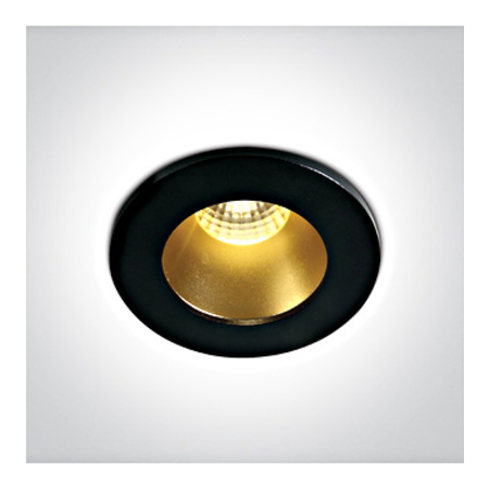 Paul 48 LED 1/3W 200@3lm 830 36° 350mA/700mA negru-alama