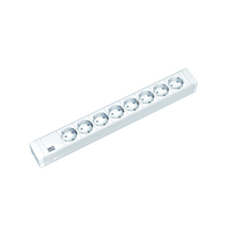 PDU19\'\' 8xSchuko Alb, 2 m fisa Schuko, AL