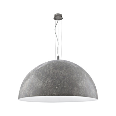 Pendant luminaire Gaetano 3 x 60W betongrey IP20