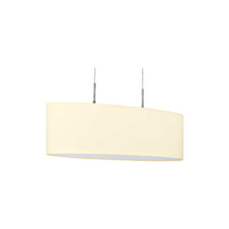 Pendant luminaire Pasteri Pro / Shade 2x 60W creme