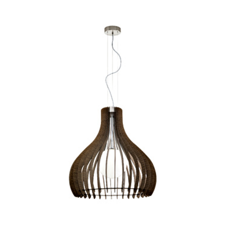 Pendant luminaire Tindori Ø1500 60W dark brown IP20