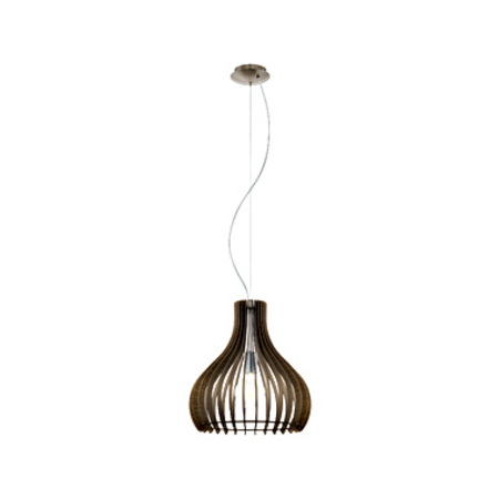 Pendant luminaire Tindori Ø380 60W dark brown IP20