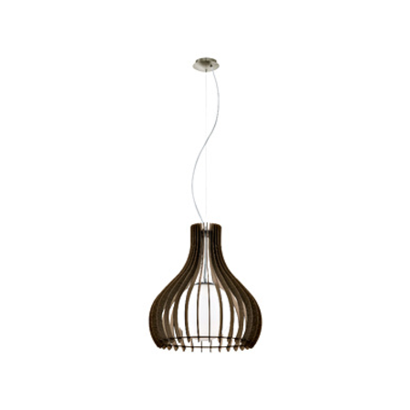 Pendant luminaire Tindori Ø500 60W dark brown IP20