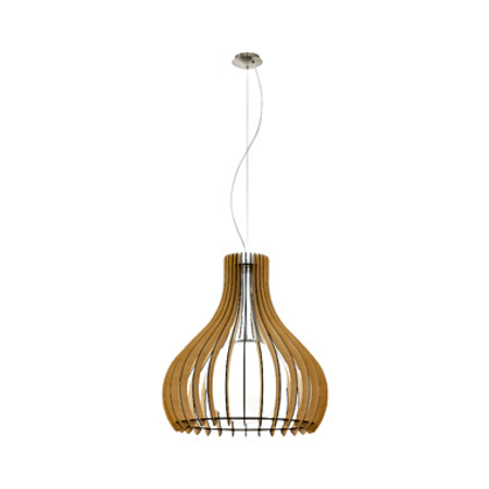 Pendant luminaire Tindori Ø600 60W ahorn IP20