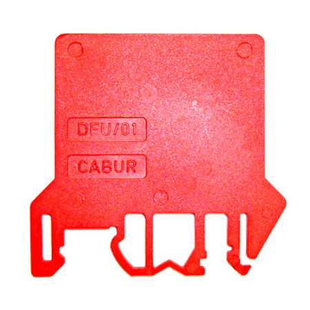 Placă de separare circuite DFU1, roşu, pentru CBD.2