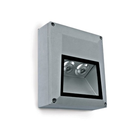 Porter-s led 2x1w 3000k, ip54, gri