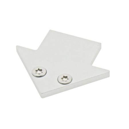 Profile end cap LBE angular closed incl. Screws