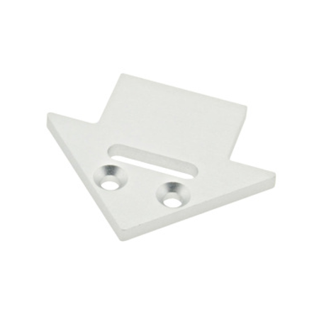 Profile end cap LBE angular with longhole incl. Screws