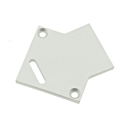 Profile end cap TBE square with longhole incl. screws