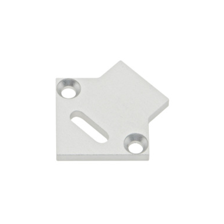 Profile endcap KLE square with cable entry incl. screws