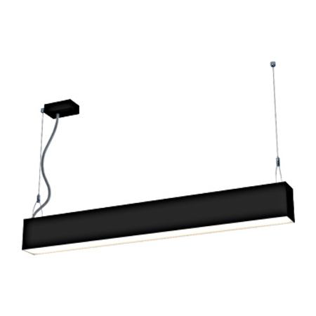 Profile luminaire PL 130W 4000K 17946lm DALI black L-2850mm