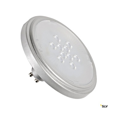 QPAR111 Retrofit LED lampa,GU10,4000K,25°,argintiu