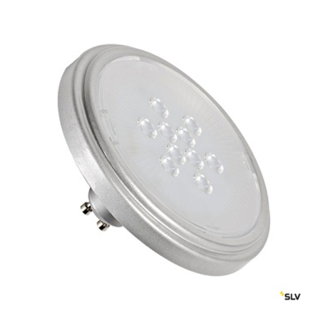 QPAR111 Retrofit LED lampa,GU10,4000K,40°,argintiu