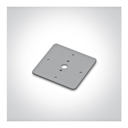 Quadratische Platte ptr.BS-Box 85x85mm IP20 gri
