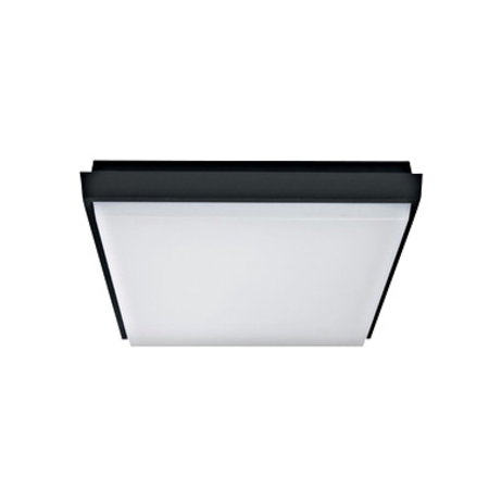 Rona Square LED 20W, 3000K, 1600lm, IP54,antracit