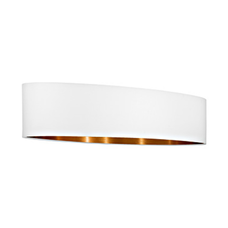 Shade for Pendant luminaire Pasteri Pro 2x60W white/copper