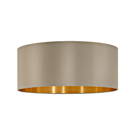 Shade for Pendant luminaire Pasteri Pro taupe/gold