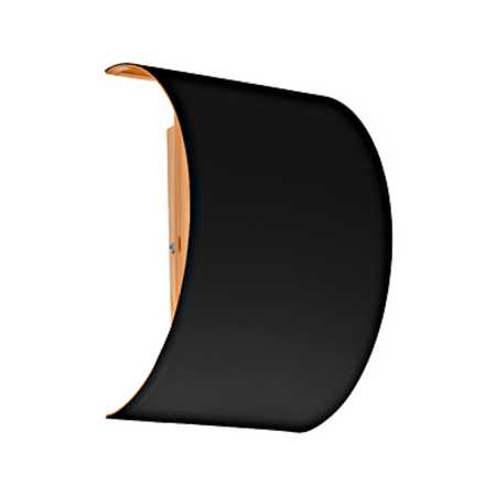 Shade semicircular for Pasteri Pro black/copper