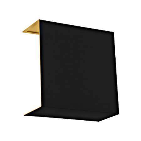 Shade square zu Wall luminaire Pasteri Pro black gold