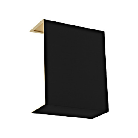 Shade square zu Wall luminaire Pasteri Pro black gold