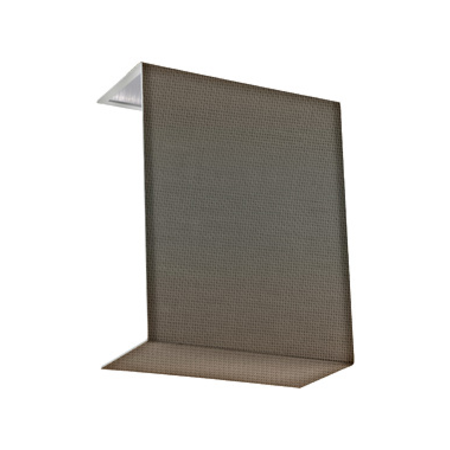 Shade square zu Wall luminaire Pasteri Pro linen brown