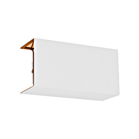 Shade square zu Wall luminaire Pasteri Pro white/copper