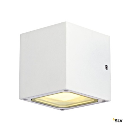 SITRA CUBE lampă de perete, cubic, alb, GX53, max. 9W