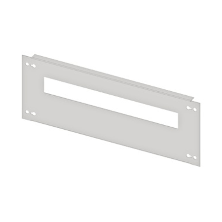 Slotted front plate 220mm G4 sheet steel, 18MW