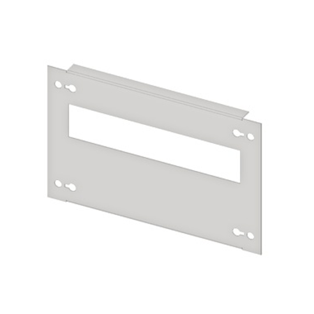 Slotted front plate 220mm G4 sheet steel, 8MW