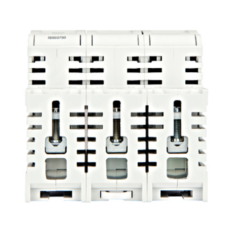 Soclu pentru portfuzibile d02, seria arrow s, 3-poli, 50a