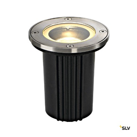 Spot paviment DASAR EXACT GU10 max 35W IP67 rotund oțel inox