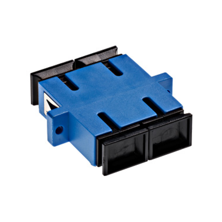 Standard SC-Duplex Coupling SM Polymer case blue