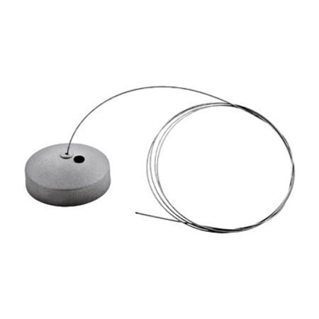 Suspensie DEVO LOFT circular cu conector alimentare alb