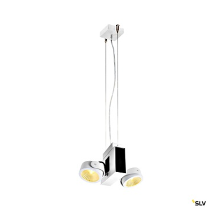 TEC KALU CW, LED Indoor double, white/black 60° 3000K